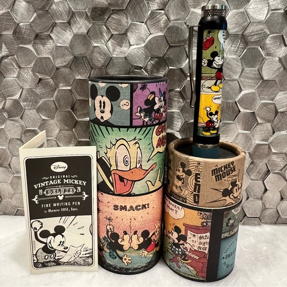 🆕NWOT Extremely Rare Retro 51 Vintage Mickey Mouse Deluxe ‘Jubilee’ Pen - Picture 1 of 7